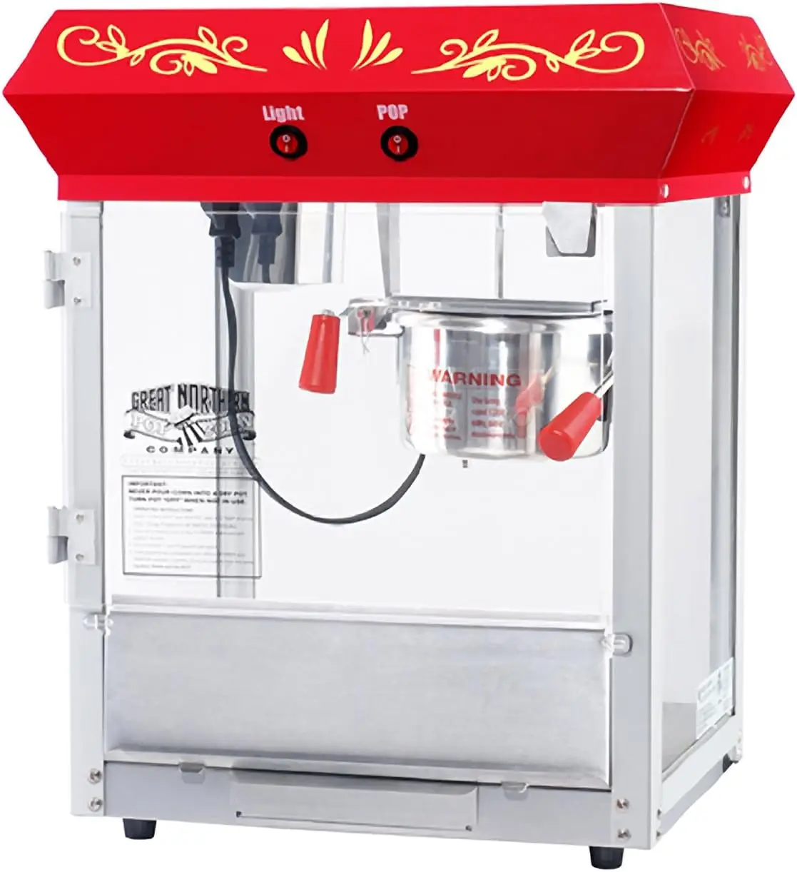 

Red Foundation Top Popcorn Popper Machine, 4 Ounce