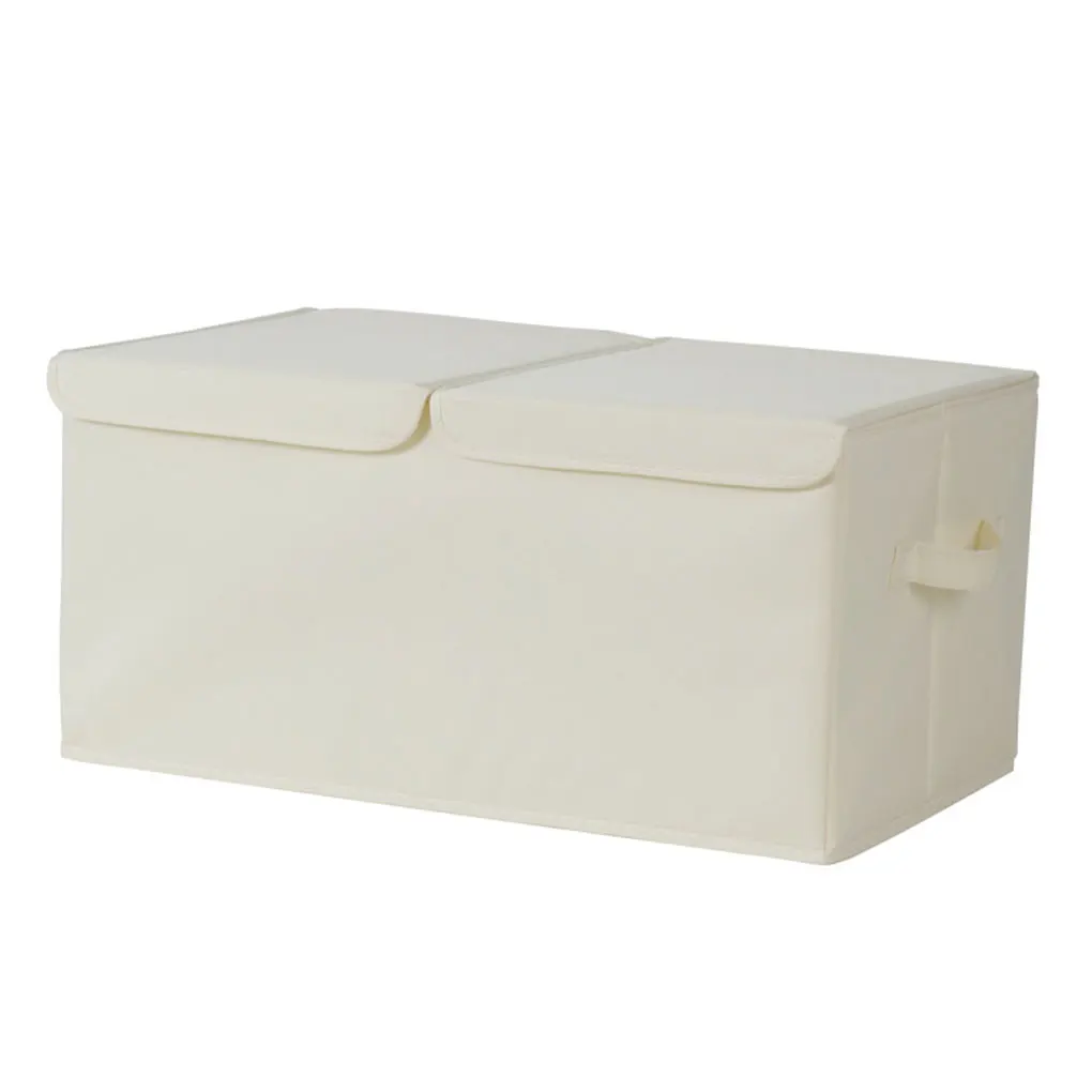 

Sleek And Spacious Fabric Art Storage Box - For Casual Lifestyle Divided Into Compartments Thickened Organizing Box