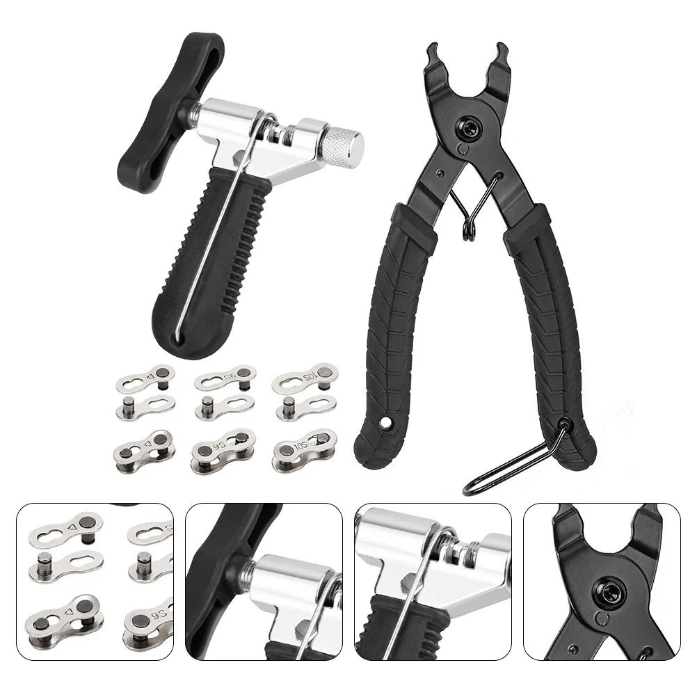 

Chain Bike Tool Pliers Repair Splitter Linkmissing Wear Checker Cycling Mechanic Kit Master Breaker Plier