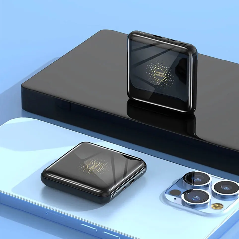 

Mini Magsafe Power Bank 10000mAh Compact Portable Mobile Phone External Power Supply Wireless Fast Charging Magnetic Power Bank