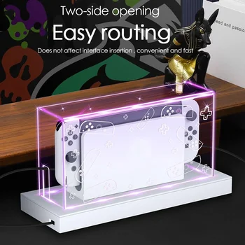 Dust Cover for Nintendo Switch/OLED Switched Acrylic Host Shell oled Protective Sleeve 6