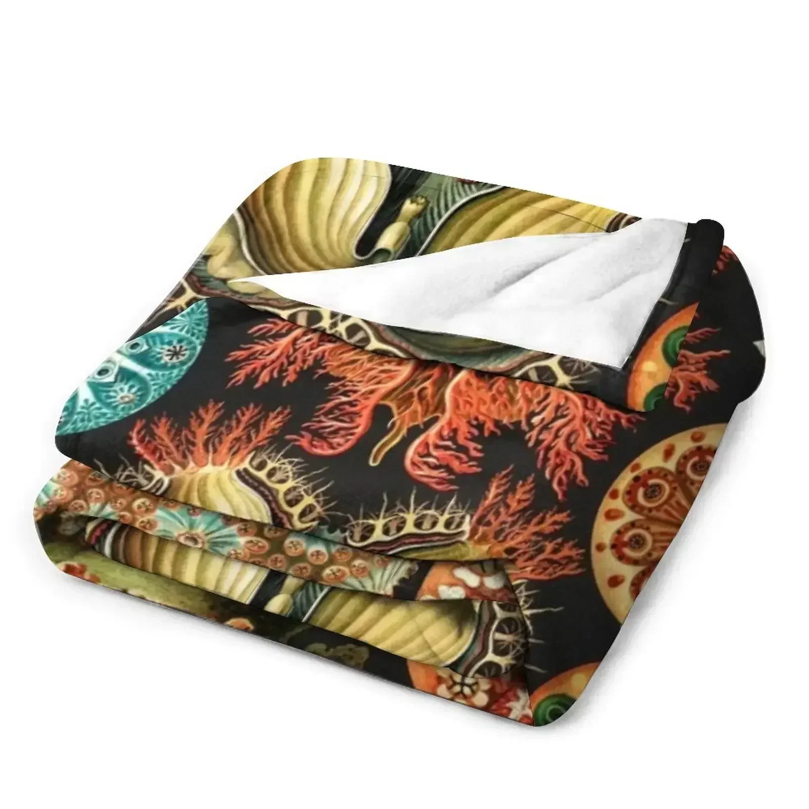 Одеяло Artforms in Nature от Ernst Haeckel тонкие одеяла из фланелевой ткани