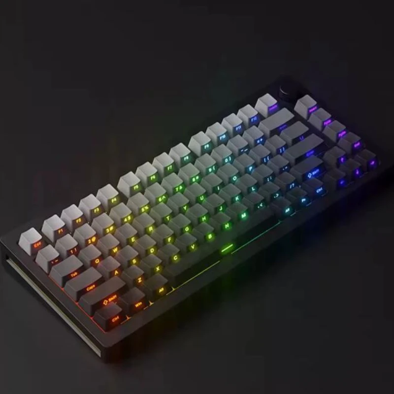 

Original M1W Wireless Bluetooth Gaming Three-mode Mechanical Keyboard Hot-swappable RGB Gradient Light Effect Gaming Keyboard