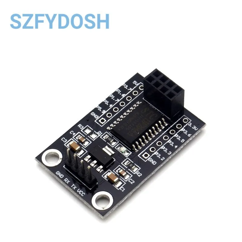 Новая плата беспроводного драйвера с интерфейсом STC15L204 + NRF24L01, беспроводная плата разработки