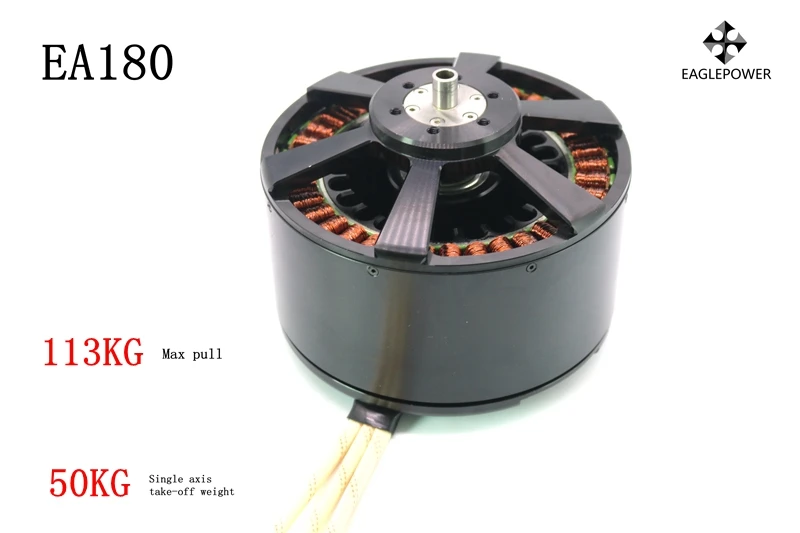 

EA180 96S KV11 Brushless Motor Large Load Drone Transport Aircraft Maximum Pull 113KG take-off weight 50KG / Axis
