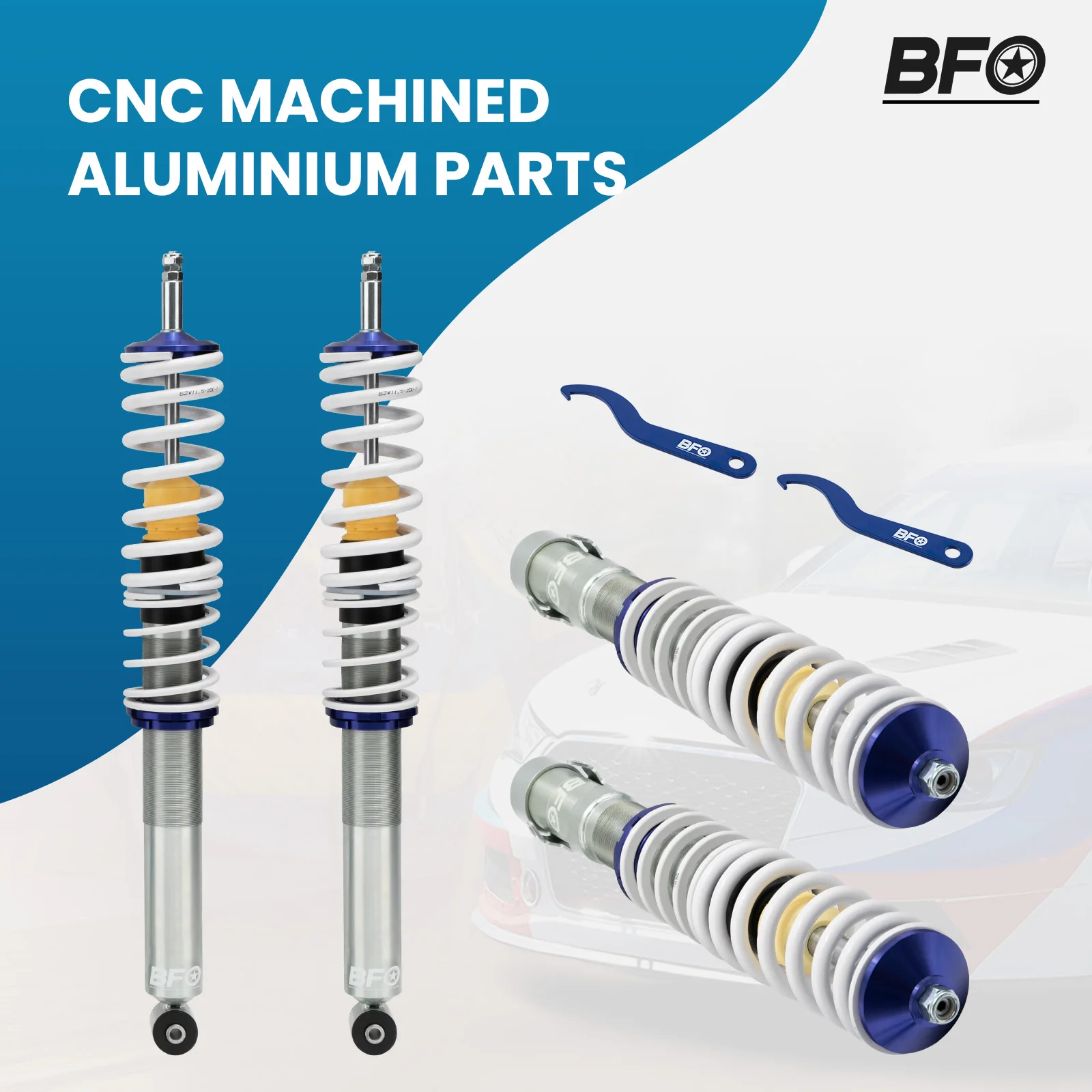 Полный комплект BFO Coilover для хэтчбека VW Golf MK2 MK3 все модели 1991-2000 понижение
