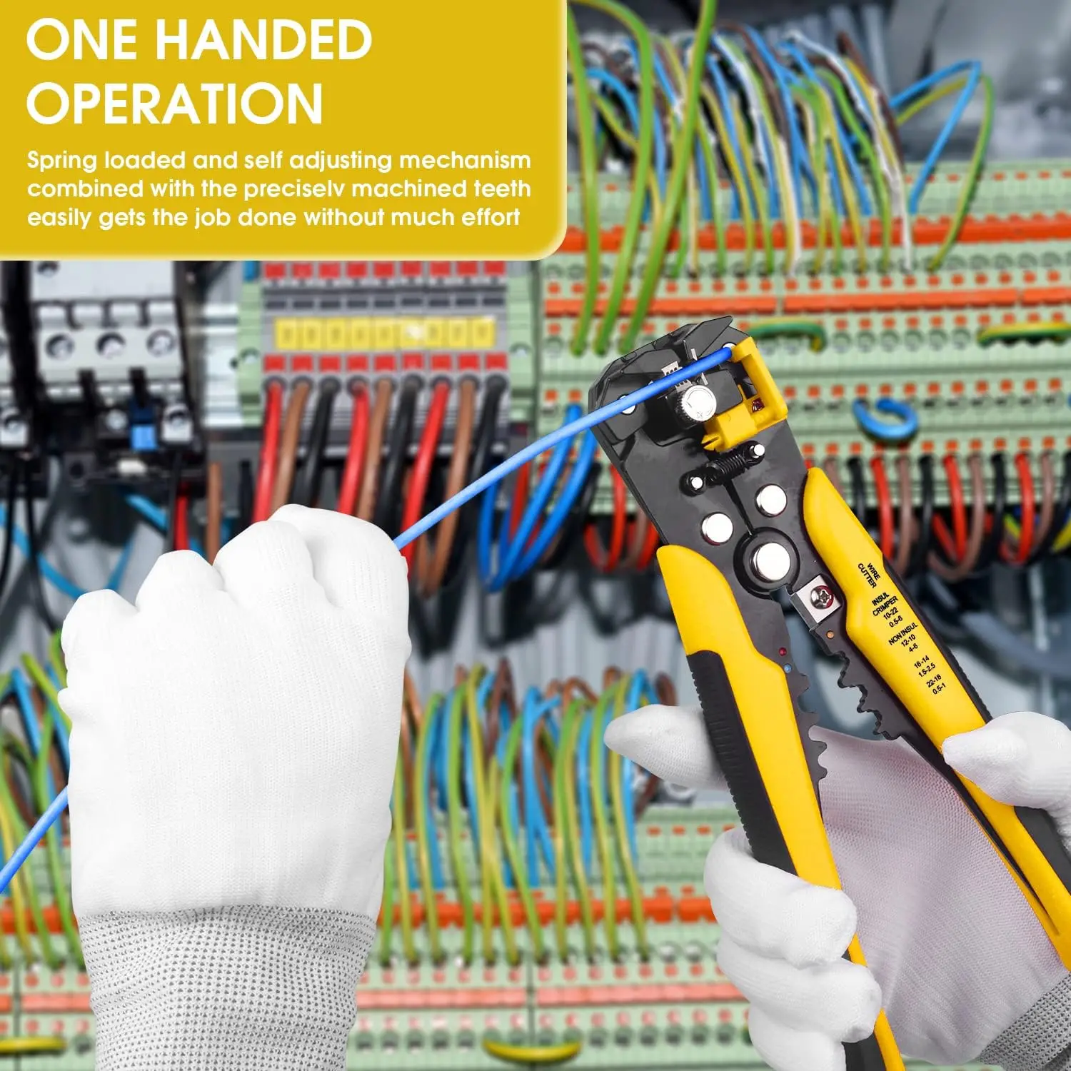 Автоматический универсальный инструмент для зачистки проводов