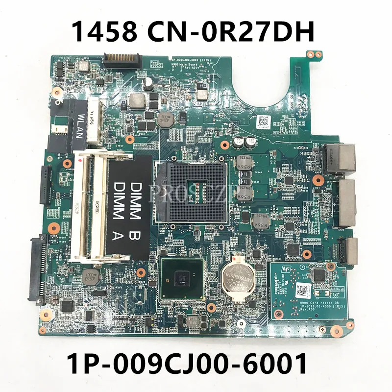 CN-0R27DH 0R27DH R27DH Free Shipping Mainboard For 1458 S1458 Laptop Motherboard 1P-009CJ00-6001 HM55 DDR3 100% Full Tested OK