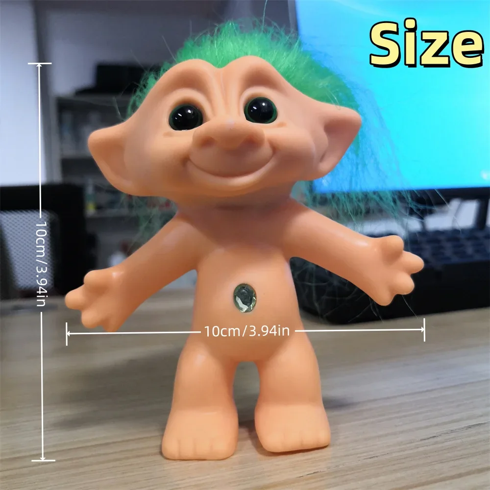 Lucky Doll Ретро Тролл ПВХ Кукла Красочные волосы Украшения дома Модель Забавные детские игрушки Детские подарки (art.: 3920cfdeaf82e) - 3920cfdeaf82e