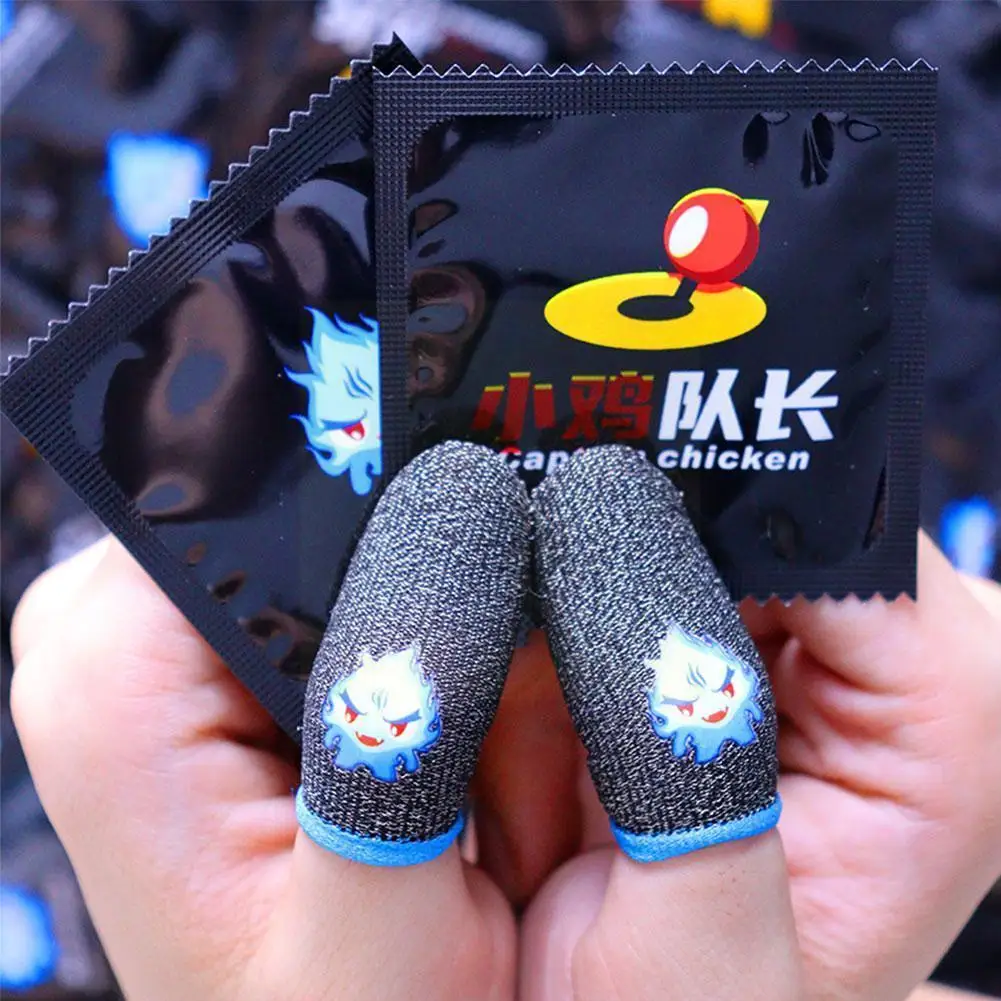 

Gaming Finger Sleeve Gaming Controller Sweat Proof Gloves For Pubg Sweat Proof Non-scratch Screen Gaming Thumb Gloves J7q8