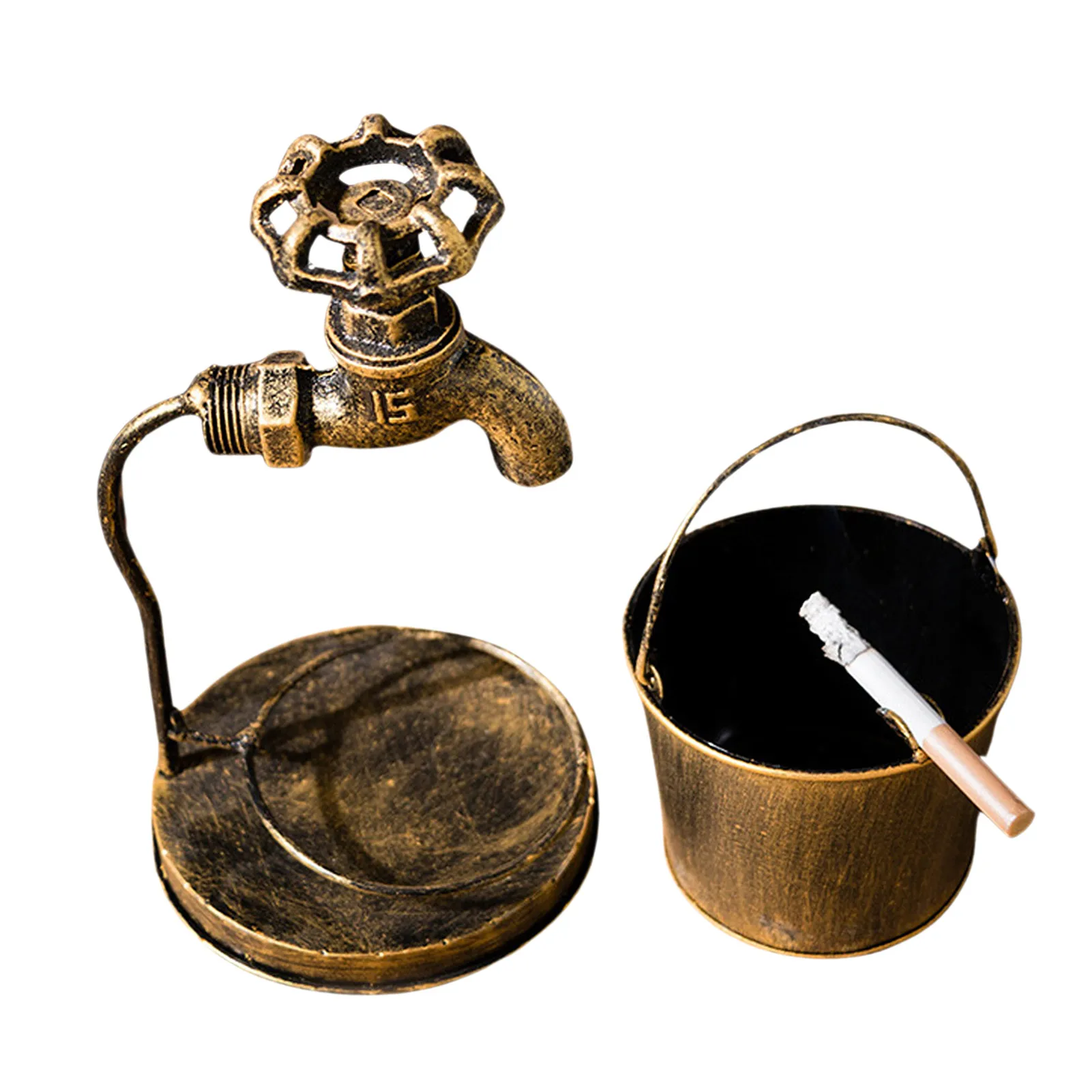 

Пепельница для крана из кованого железа в стиле ретро