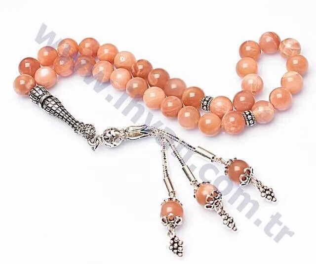 IQRAH Sun Stone Rosary (925 STERLING SILVER)