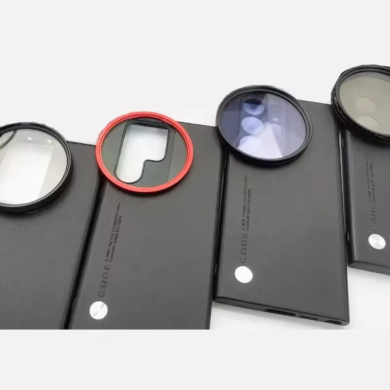 Фото Для Samsung S25 Ultra S24 S23 Ultra 67MM Резьбовой интерфейс Фильтрующее кольцо-адаптер Чехол для телефона Универсальный звездный фильтр ZOMEI CPL VU №3