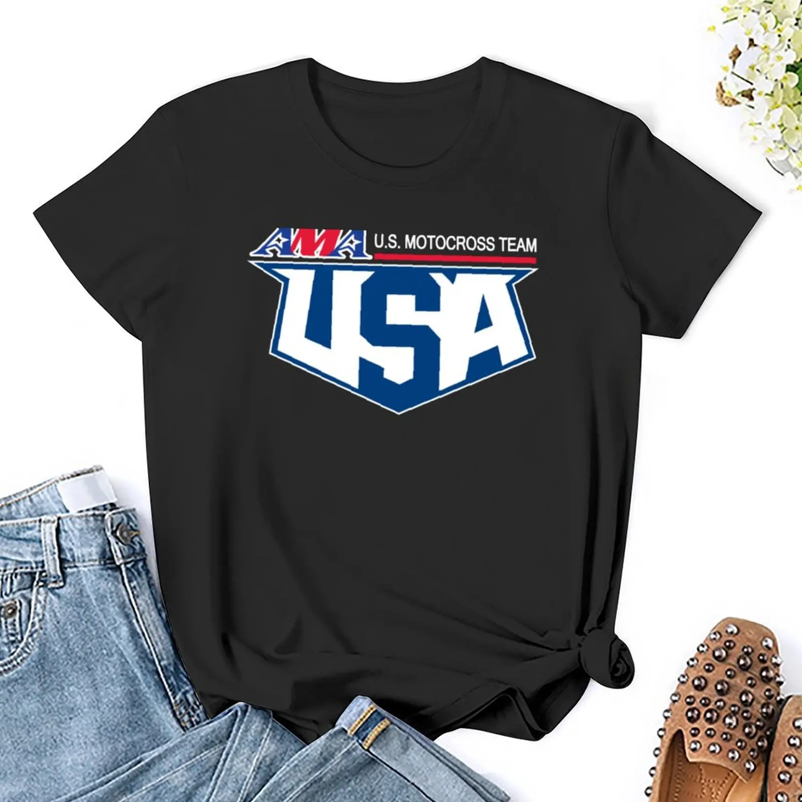 Официальная футболка для мотокросса США MXON летние топы футболки летняя одежда