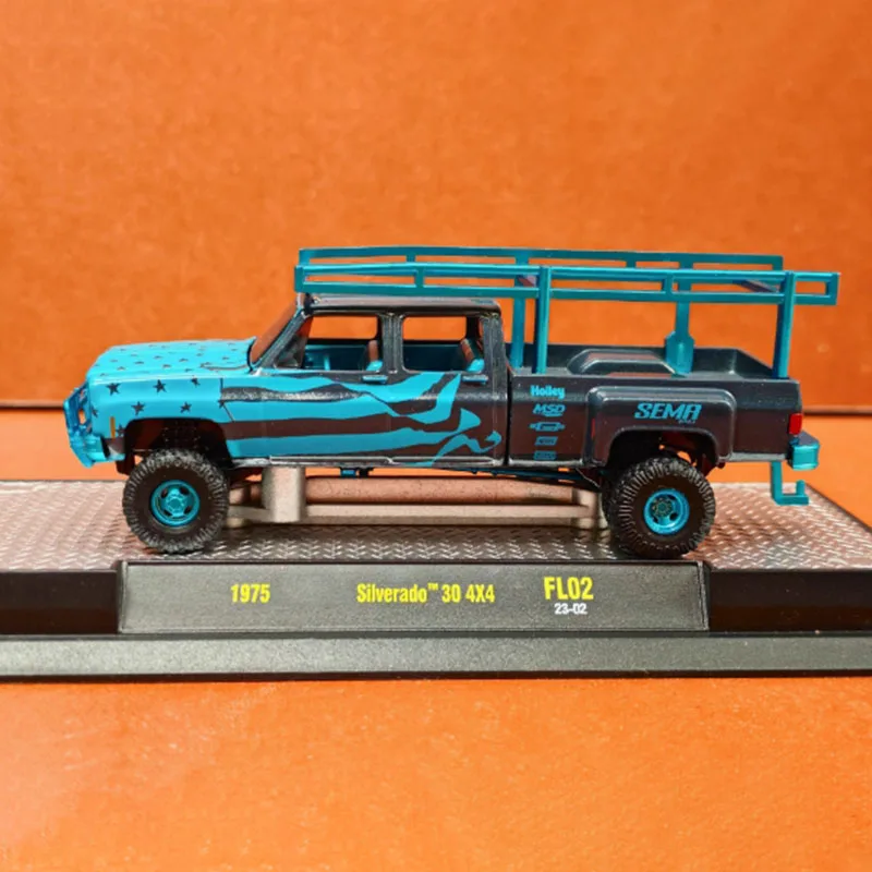 WELLY M2 1/64 Silverado 30 4×4 металлическая модель автомобиля