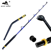 Better Leader Trolling Rod 6' Big Game Rod 30-50lbs 50-80lbs 80-130lbs EVA Bent Handle Tuna Rod 5+1 Guides Sea Fishing Rod