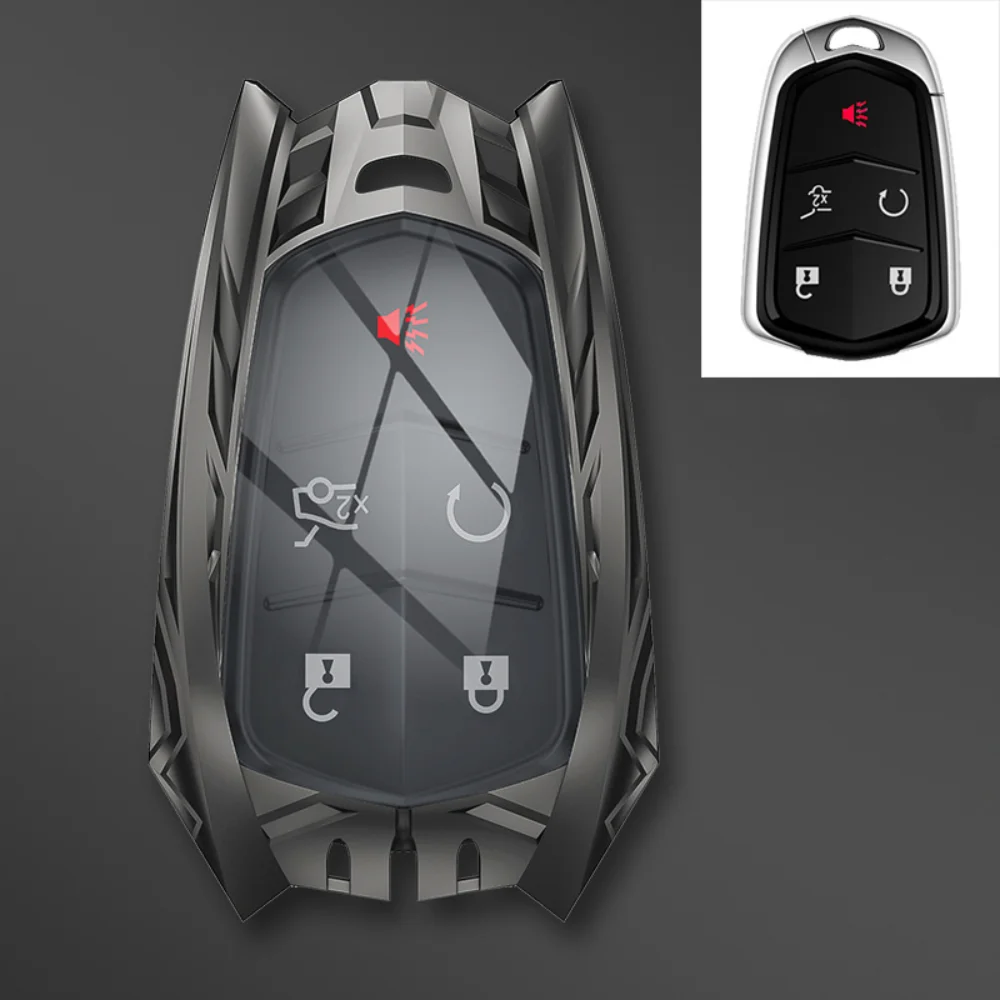 

Автомобильный брелок для дистанционного ключа из сплава, Чехол-держатель для Cadillac ATS-L XTS XT5 CTS CT6 ATS 28T SRX Escalade 2015, аксессуары для брелоков