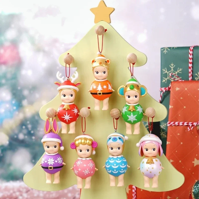 

2023 Sonny Angel Christmas Ornament Blind Box Mini Christmas Ornament Series Figurine Hipper Surprise Guess Bags Christmas Gifts