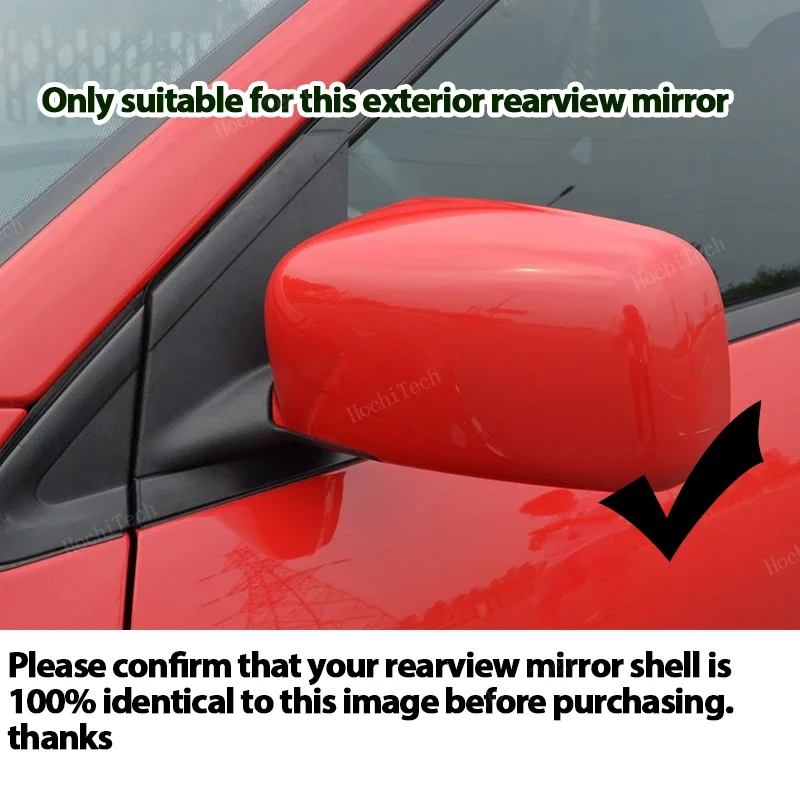 Наклейка на боковое зеркало из настоящего углеродного волокна для Mitsubishi Lancer