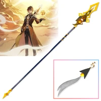 game genshin impact weapon morax vortex vanquisher anime cosplay props favorite models earring accessories
