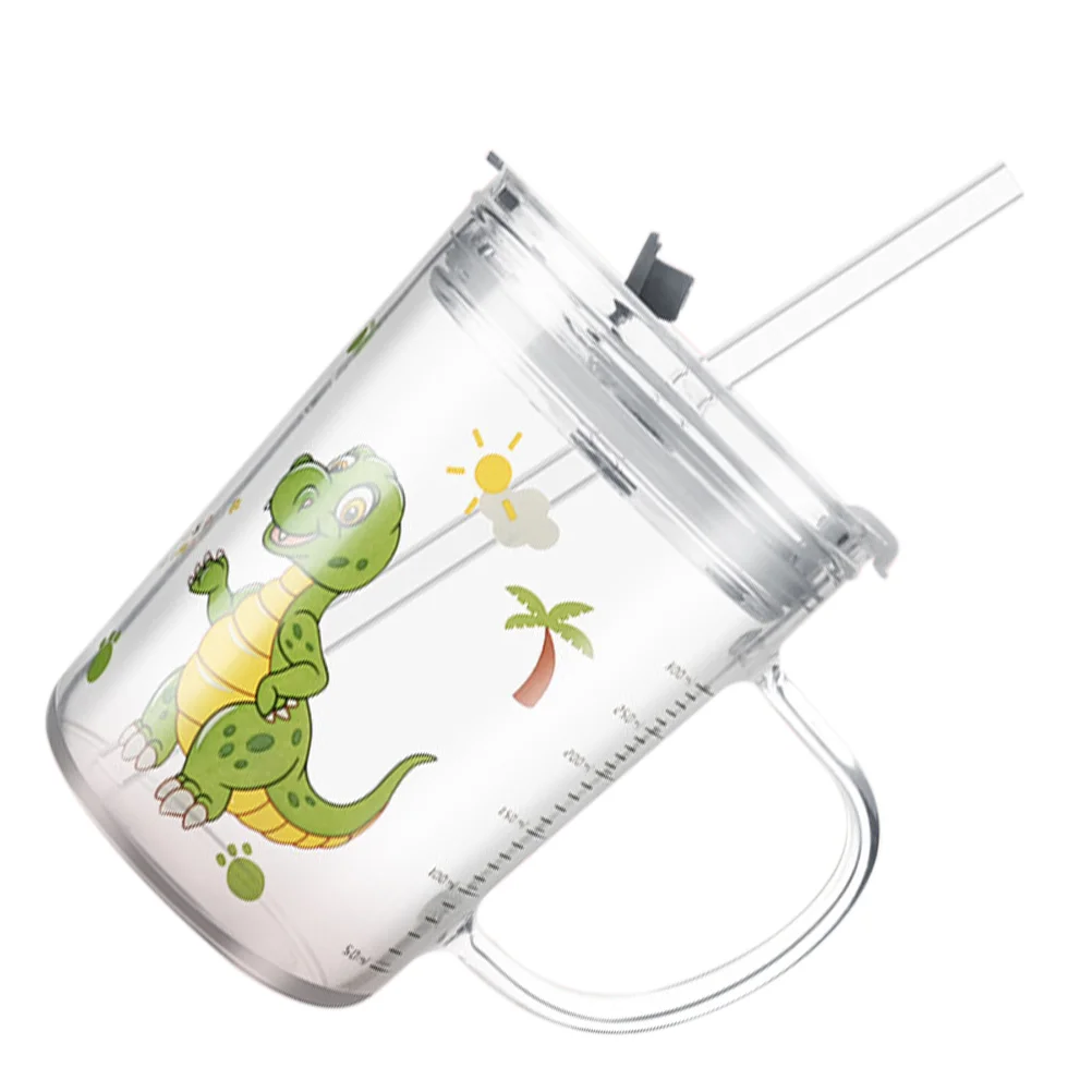 

Cartoon Kids Feeding Cup Infant Water Cup Lovely Baby Straw Cup (300ml)