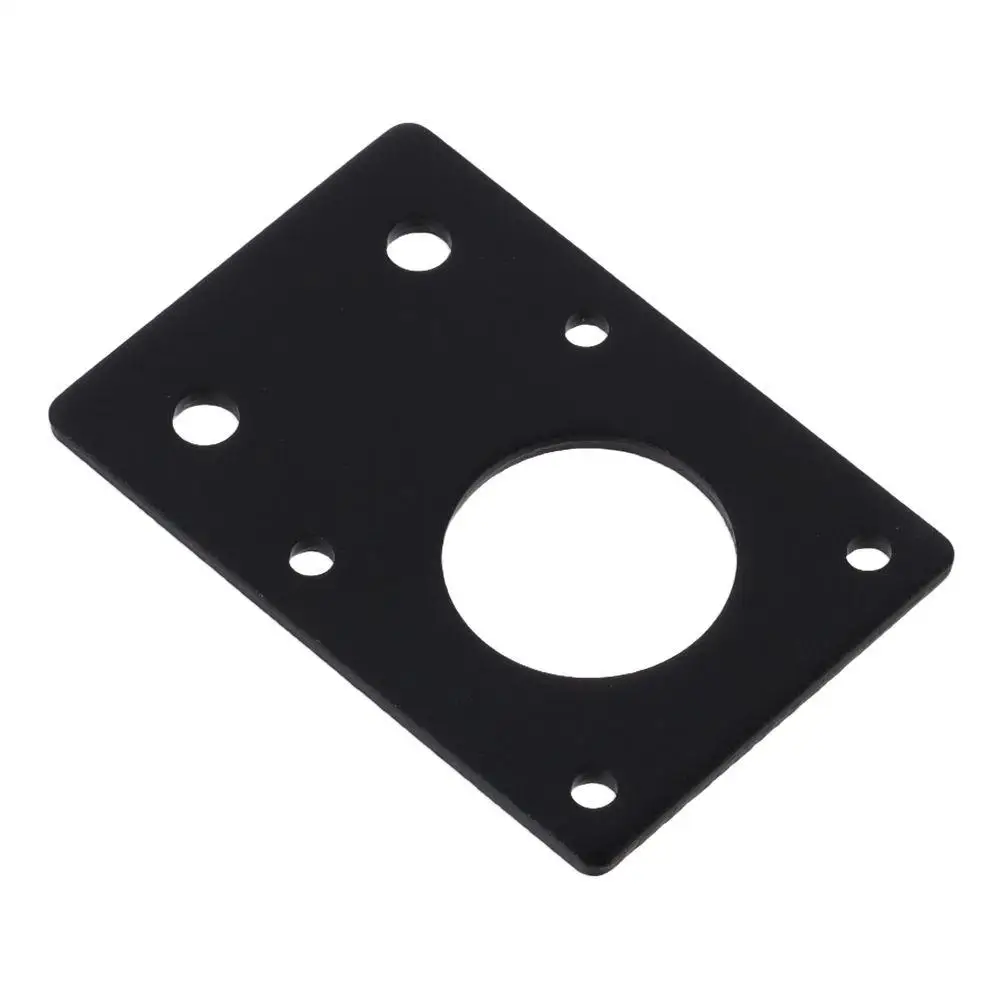 5 шт. алюминиевая Монтажная пластина двигателя черная 42x4 2 мм/1.7x1.7in аксессуары 60x42x2