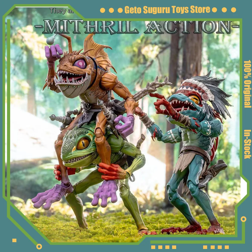 Фото Фигурка Mithril Studio 1/10, Merfolk Murloc Tribe Blade Tide Warrior Abyss Shooter Wave Chief, подвижная коллекция игрушек, подарок №1