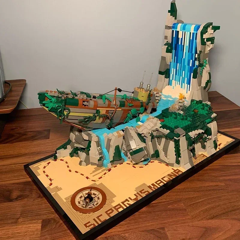 Знаменитая приключенческая игровая модель Moc строительные кирпичи немецкая