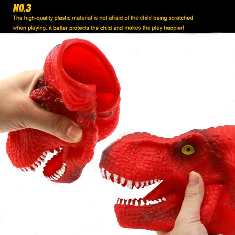 Новинка! Мягкая виниловая Резина голова животного ручная кукла Фигурка Игрушки