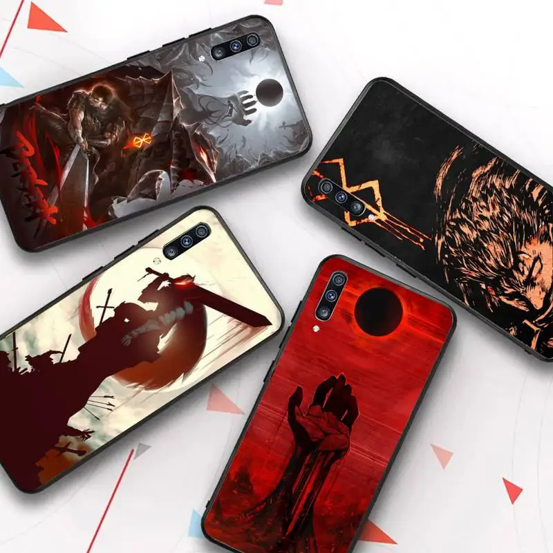 

Berserk Phone Case for Samsung S20 lite S21 S10 S9 plus for Redmi Note8 9pro for Huawei Y6 cover