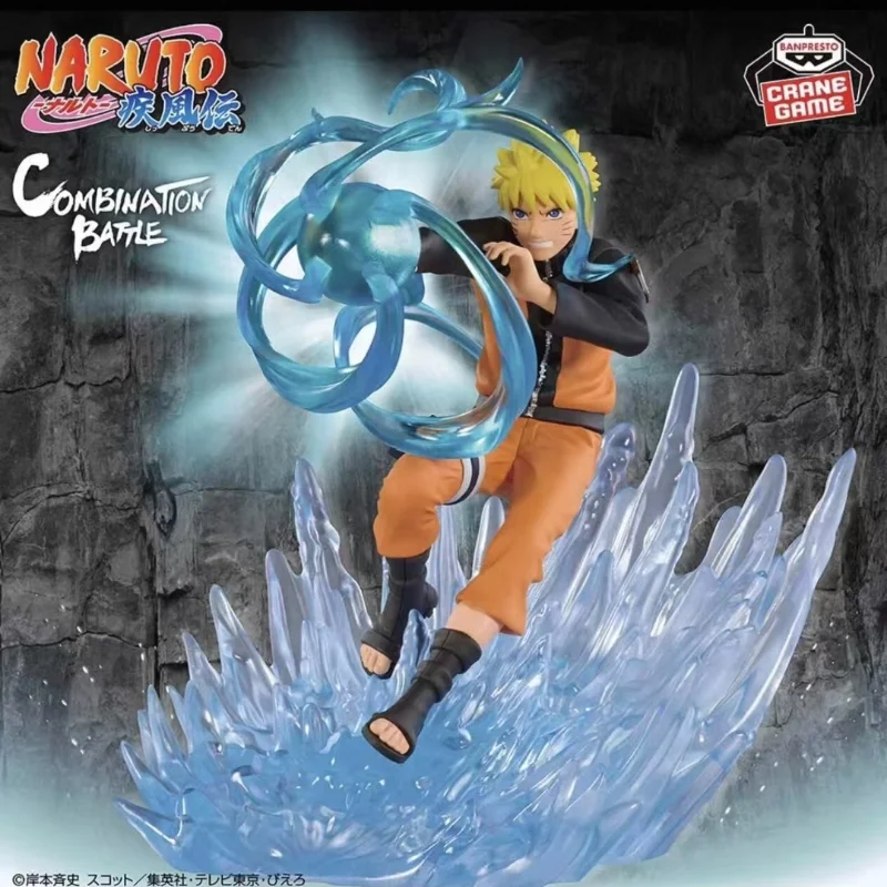 Фото В наличии: Коллекционные фигурки Bandai BANPRESTO Наруто Учиха Саске и Узумаки Наруто (комбинированная битва), аниме-модели AS №4