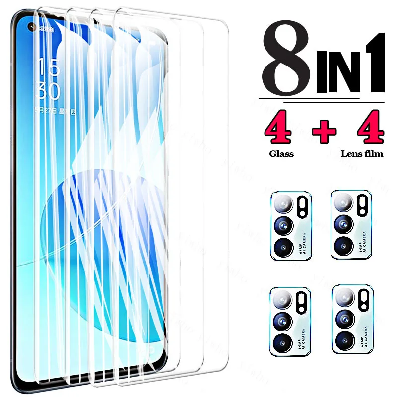 Full Cover Tempered Glass for Oppo Reno 6 5G Screen Protector for Oppo Reno6 Camera Glass for Oppo Reno 6z 5 5z 4 Lite 5G Glass