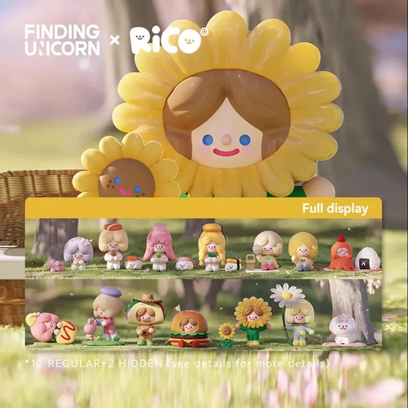 

F.UN RiCO Happy Picnic Together Series Blind Box Spring Go Picnic Kawaii Action Figures Mystery Box Cute Model Birthday Gift