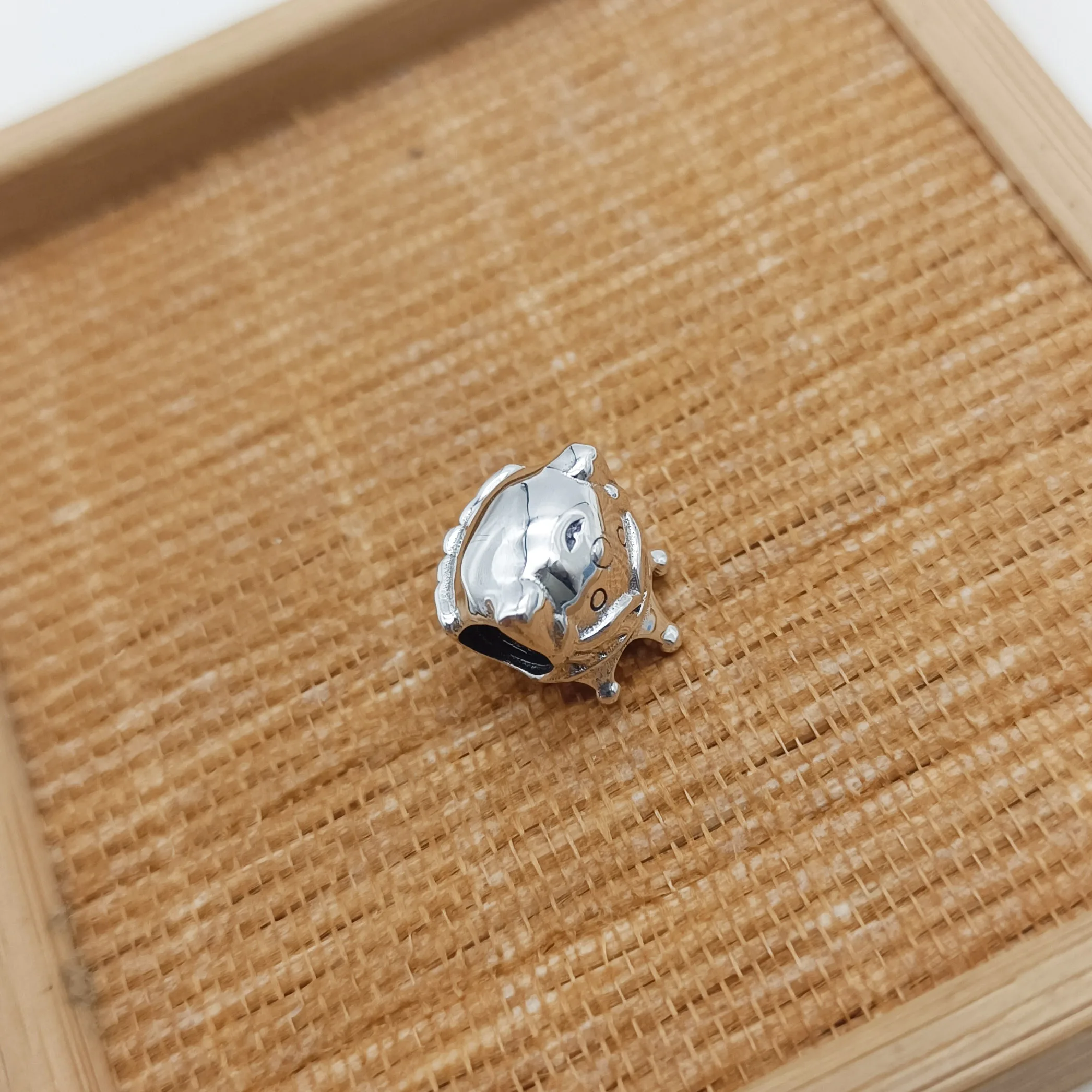 

High Quality Silver Jewelry Cute Girl Beaded Charm