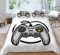 hot sale bed linens 23pcs 3d digital gamer printing duvet cover sets 1 quilt cover 12 pillowcases useuau size