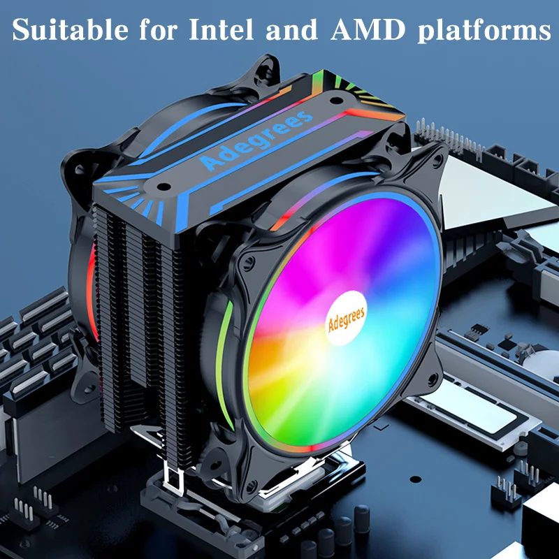 Фото Кулер для ЦП Intel LGA 180 120 1151 1155 X79 X99 AM3 AM4 №3