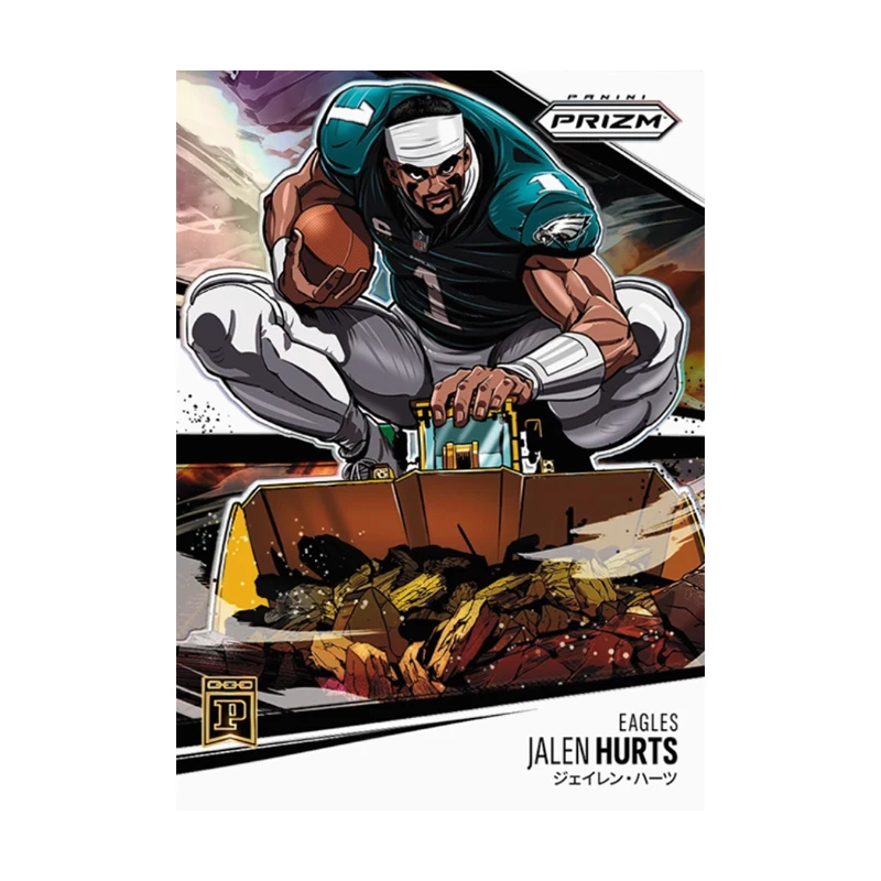 Фото Коллекционные карточки Panini Prizm Football Series: Джейлен Хёртс, Джош Аллен, Джастин Джефферсон, Патрик Махоумс. Сделай сам, подарок для фанатов. №2
