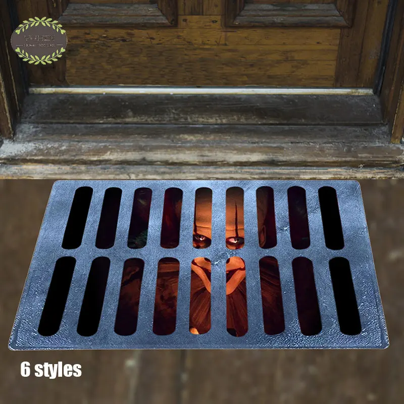 

Clown Trap Funny Horror Mat Bedroom Floor Entrance Decoration Rug Living Room Bathroom Doormat Hallway Decor Anti Slip Carpet