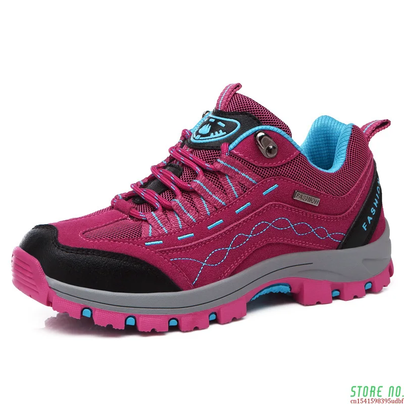 

Women Men Hiking Shoes Outdoor Trekking Sports Climbing Camping Boots Non-slip Waterproof Walking Jogging Trainers Sneakers