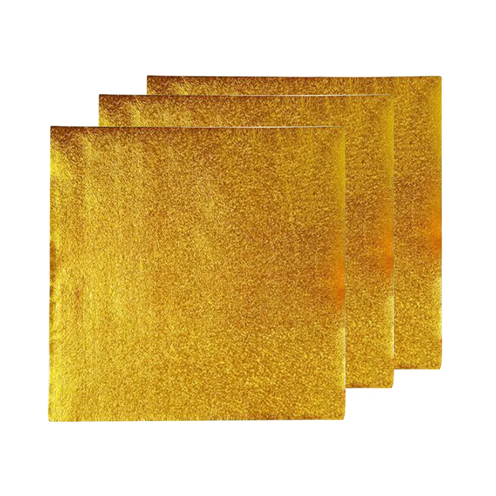 

Foil Paper Candy Wrappers Aluminium Wrappinggift Packaging Gold Golden Sugar Wraps