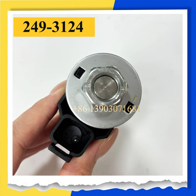 Фото Электромагнитный клапан 249-3124 2493124 для экскаваторов E414E 446D №4