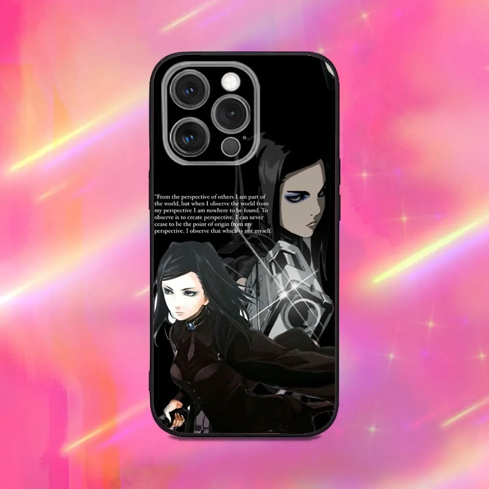 Чехол для телефона с изображением аниме E-ergo P-Proxy iPhone 16 15 14 13 12 11 Pro Max Plus X XS XR SE 8 7 Mini