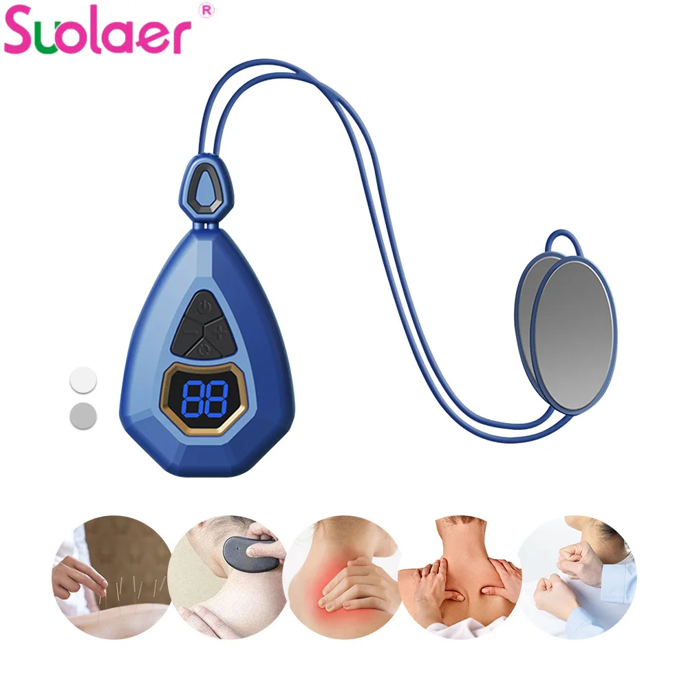 

Массажер для шеи и плеч EMS импульсный микротоковый массажный аппарат для расслабления тела, облегчение боли, Вибрационный Электрический ше...