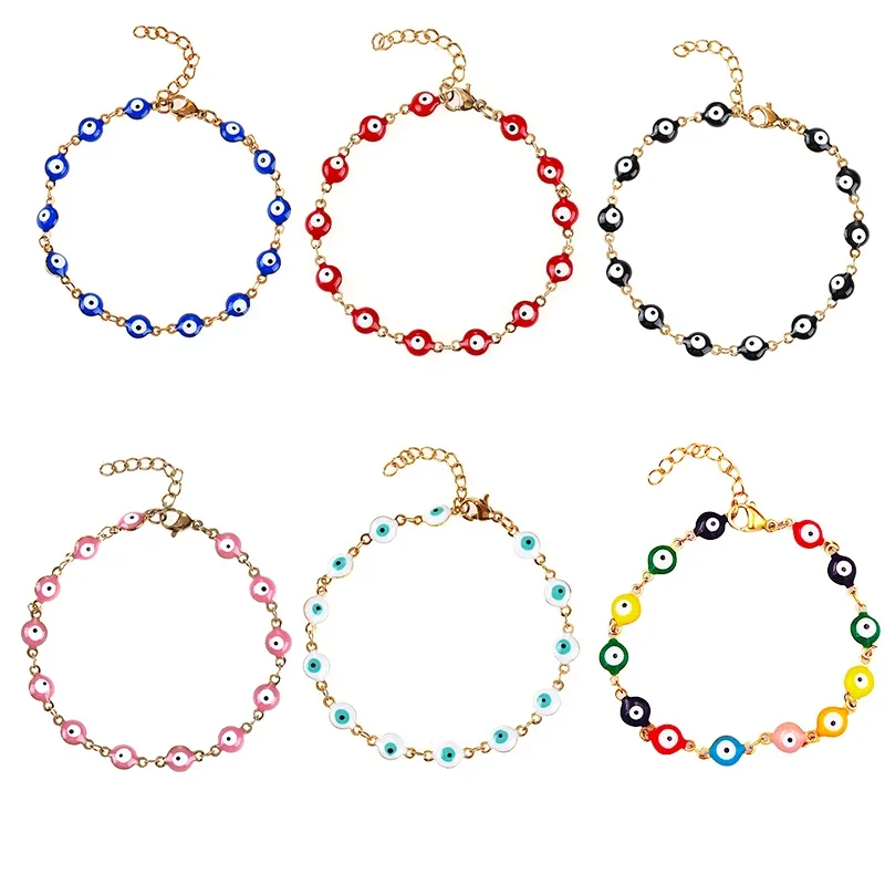 

Fashion Devil Eye Bracelet Adjustable Bracelet Women Jewelry On Hand For Couple Unisex Wrist Jewelry Gift