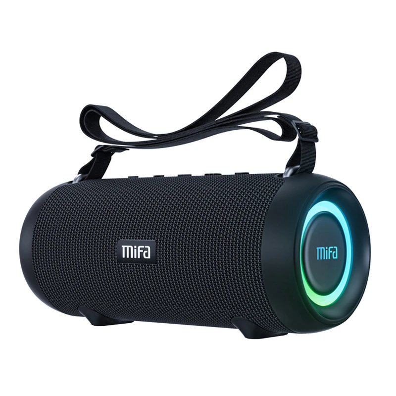 

Bluetooth Speaker Mifa A90 60W Output Power Bluetooth5.0Speaker with Class D Amplifier Excellent Bass Performace Camping Speaker