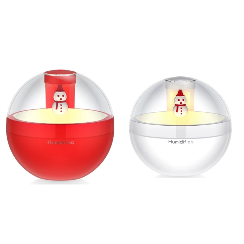

1Set With Night Light Essential Oil Diffuser Christmas Gift Home Car Diffuser White