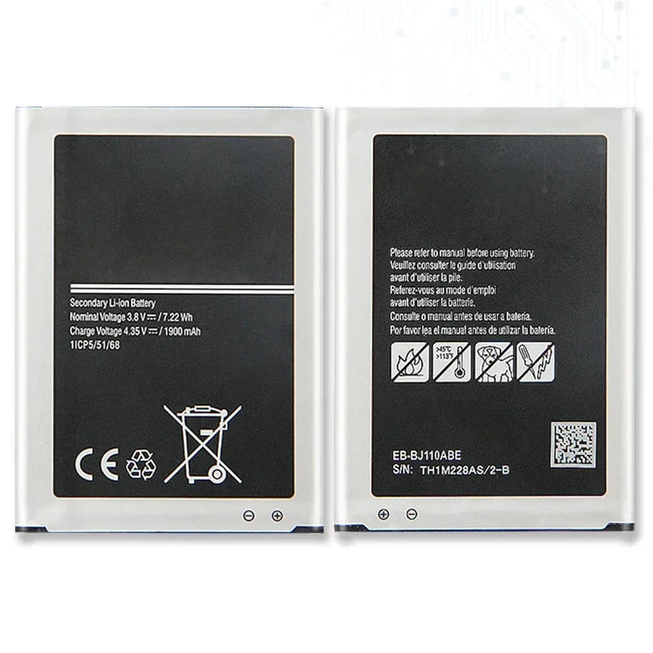 EB-BJ110ABE 1900 мАч аккумулятор для Samsung Galaxy J1 Ace J110 J110FM J110F J110H I9192 I9195 I9190 I9198
