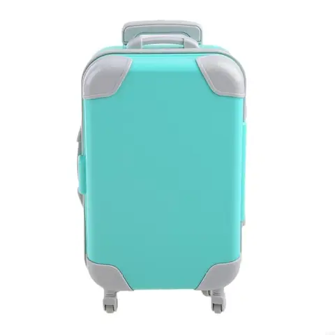 J0MF Mini Trolley False Enselashes Упаковочные коробки моделирование багаж