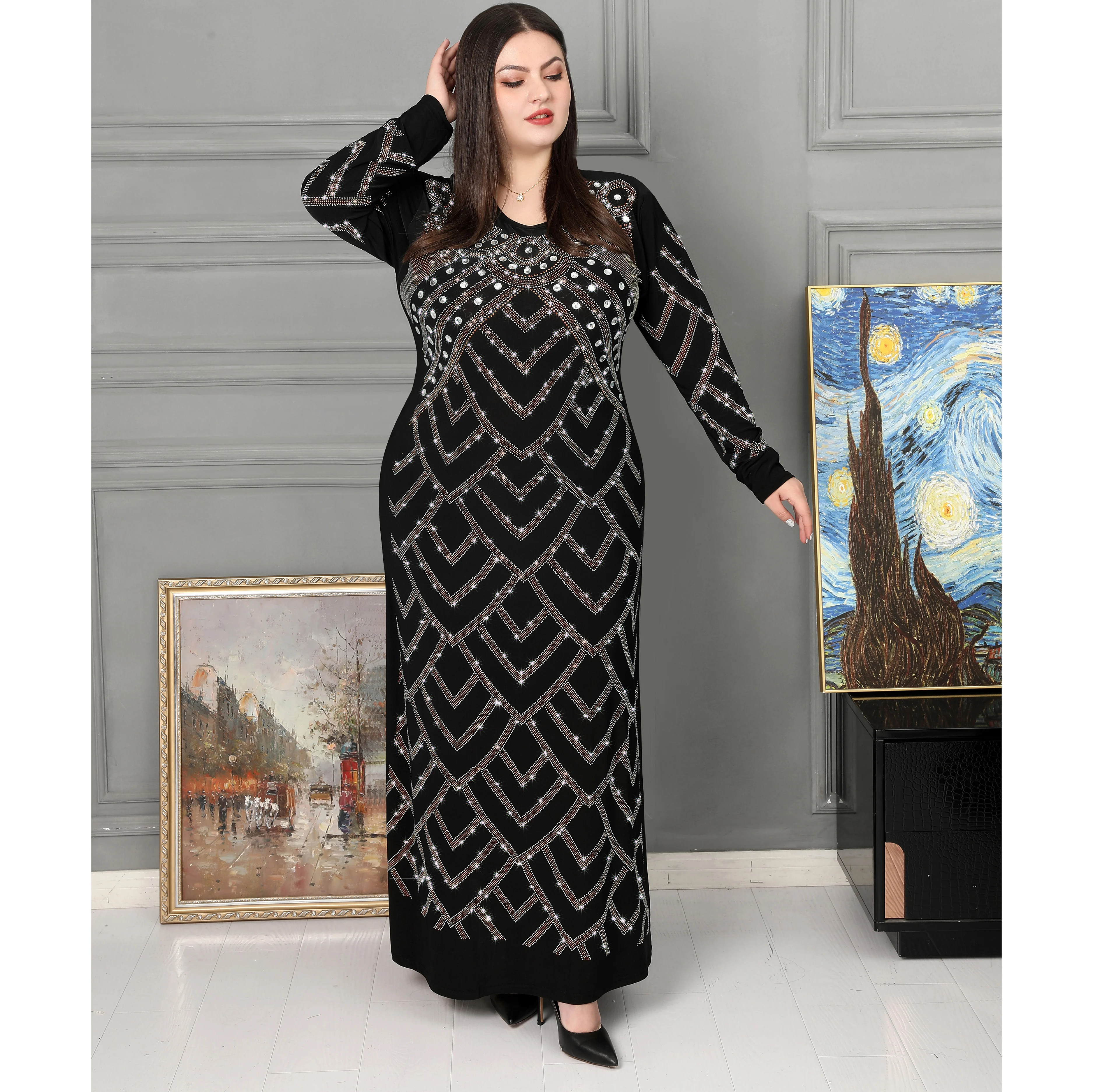 

женская одежда турция платье женское вечернее мусульманские платья Модель 2022 года, женская одежда для молитвы, женское черное мусульманское платье с бриллиантами, платье на день рождения