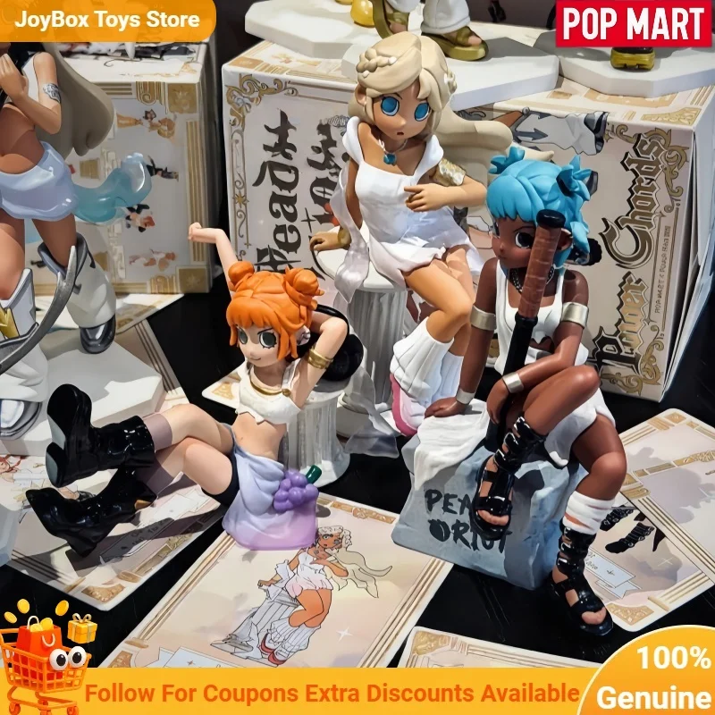 Фото Оригинальные коллекционные фигурки POPMART Peach Riot Disorder Chord Series в закрытой упаковке, сюрприз-бокс, игрушки для дома и рабочего стола, подарок №1